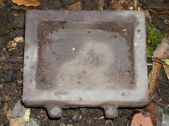 This appears to be a Welsh slate drawer, maybe from a little Welsh dresser?