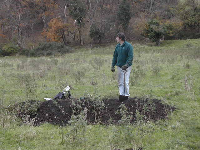 Stephen busy filling in at the end of the day