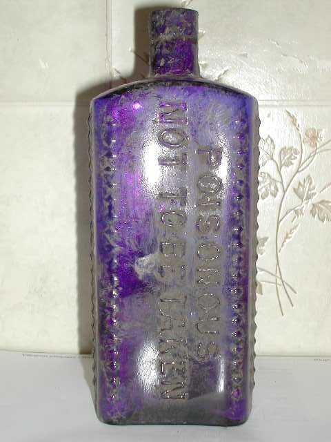 An unusual blue poison (front)