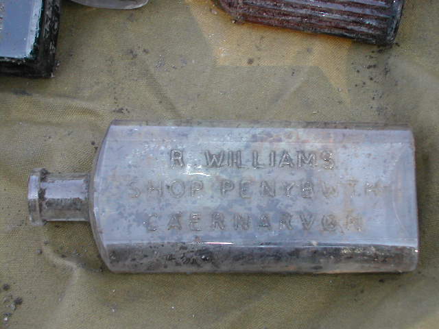 A close-up of the local chemist bottle