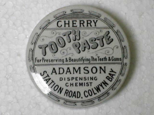 Adamson, Dispensing Chemist, Station Road, Colwyn Bay, Cherry Tooth Paste
