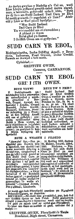 Genedl Gymreig, 05/01/1887