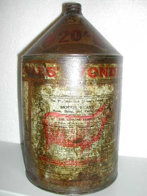 Horse, Sheep & Cattle Oil Flagon