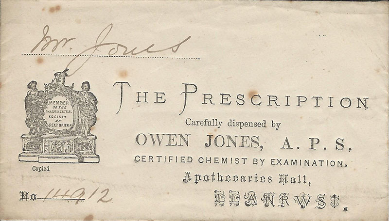 Owen Jones, Llanrwst