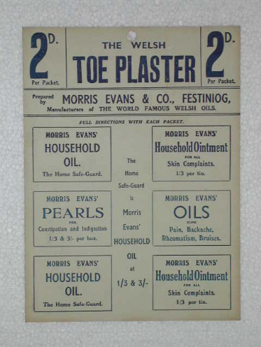 Welsh Toe Plaster Showcard