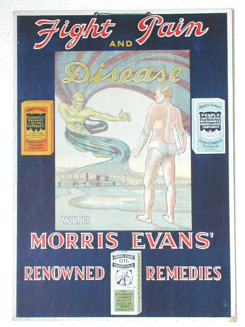 Morris Evans Showcard